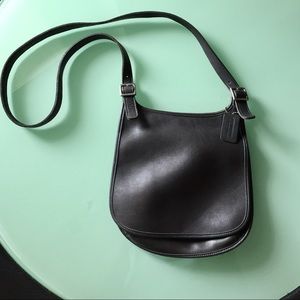 Dark gray coach purse